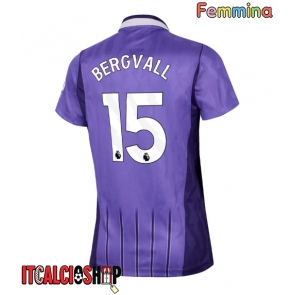 Tottenham Hotspur Lucas Bergvall #15 Terza Maglia Femmina 2026-27 Manica Corta